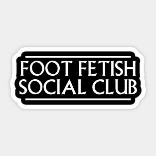 Foot Fetish Social Club Pocket Sticker